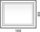 Corozo Зеркало Классика 105x80 белое – картинка-19